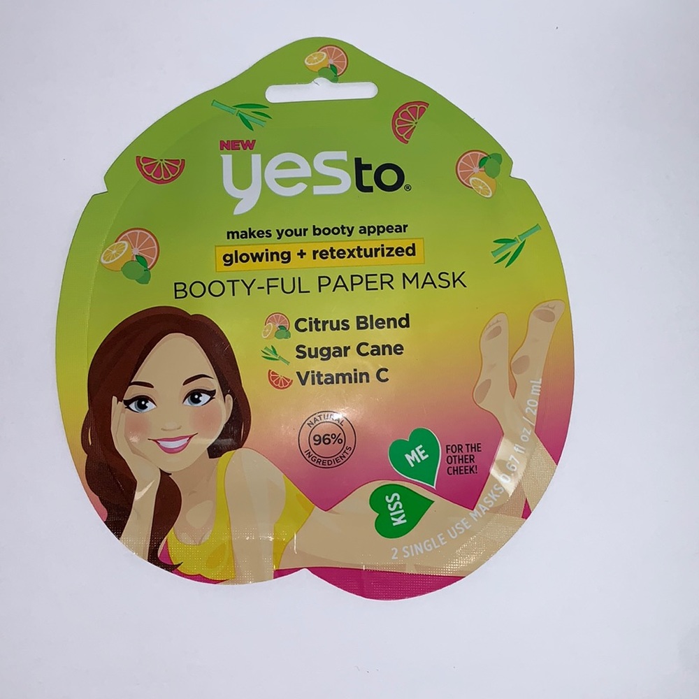 Yes to Glowing + Retexturized Booty-Ful Paper Mask
